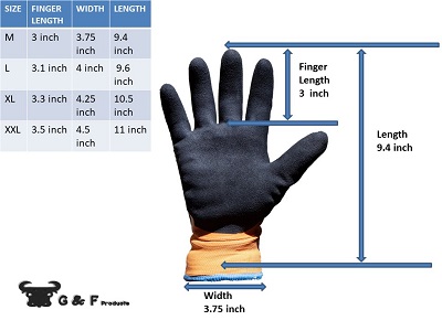 Double Thermal Shell Winter Work Gloves