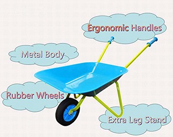 Kid's wheel barrel